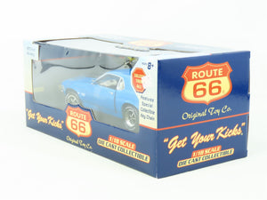 1:18 Scale Original Toy Co. Route 66 Die-Cast 1970 Ford Mustang - Blue