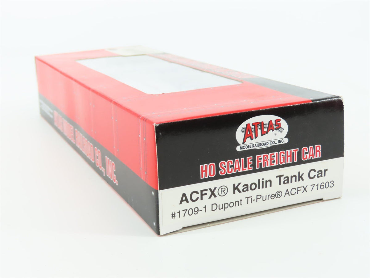 HO Scale Atlas 1709-1 ACFX DuPonte Ti-Pure Kaolin Tank Car #71603 - Sealed