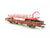 HO Roco 47498 DB German Stake Flat Car #445393 w/Circus Williams Flatbed Trailer