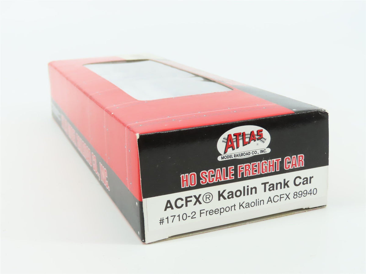 HO Scale Atlas 1710-2 ACFX Freeport Kaolin ACFX Tank Car #89940 - Sealed