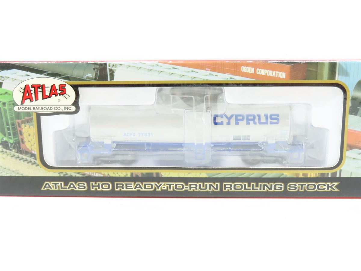 HO Scale Atlas 1713-2 ACFX Cyprus ACF Kaolin Tank Car #77831 - Sealed