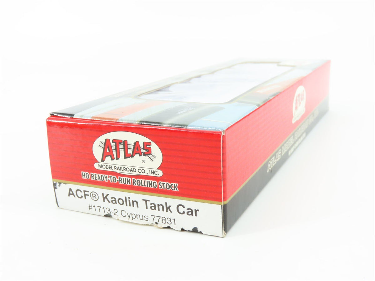 HO Scale Atlas 1713-2 ACFX Cyprus ACF Kaolin Tank Car #77831 - Sealed