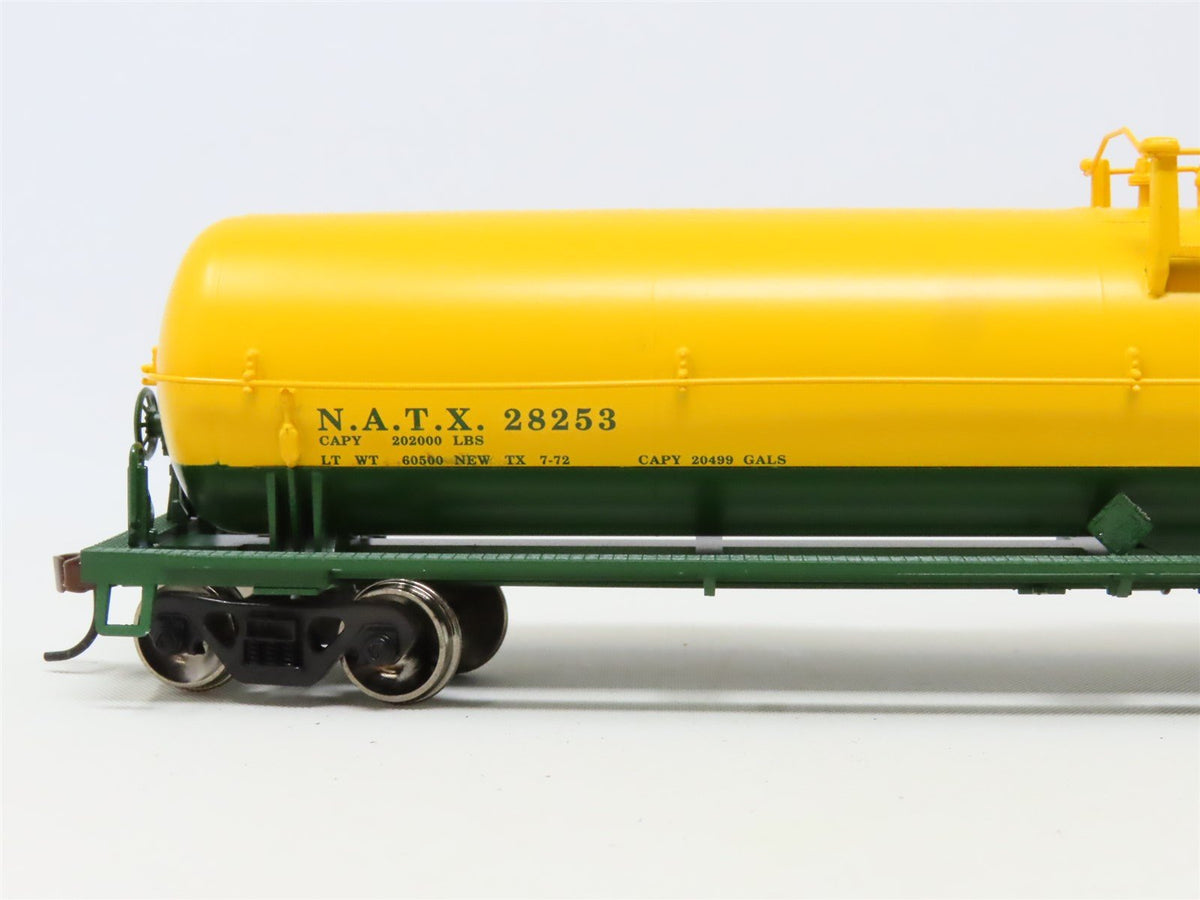 HO Scale Athearn 73774 NATX White House Apple Cider Vinegar 62&#39; Tank Car #28253