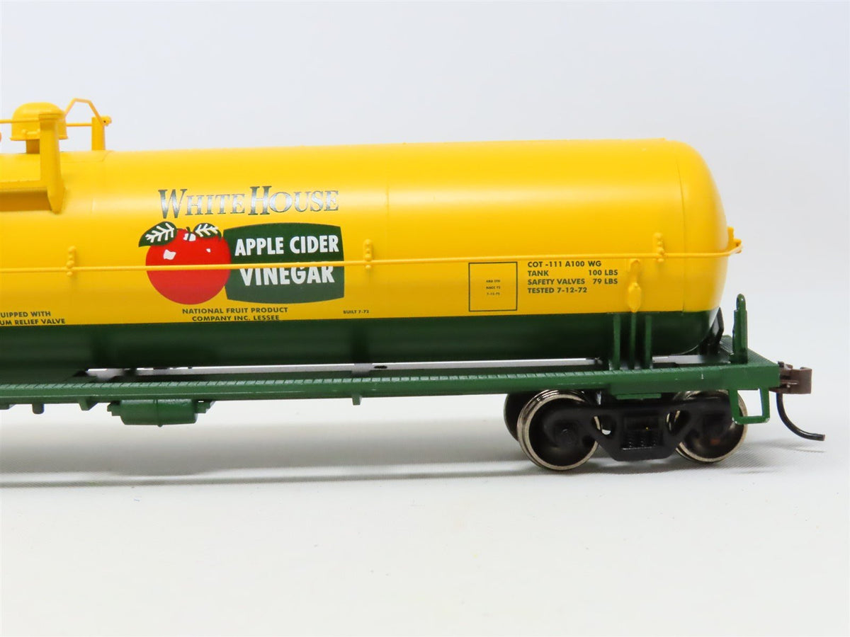 HO Scale Athearn 73774 NATX White House Apple Cider Vinegar 62&#39; Tank Car #28253