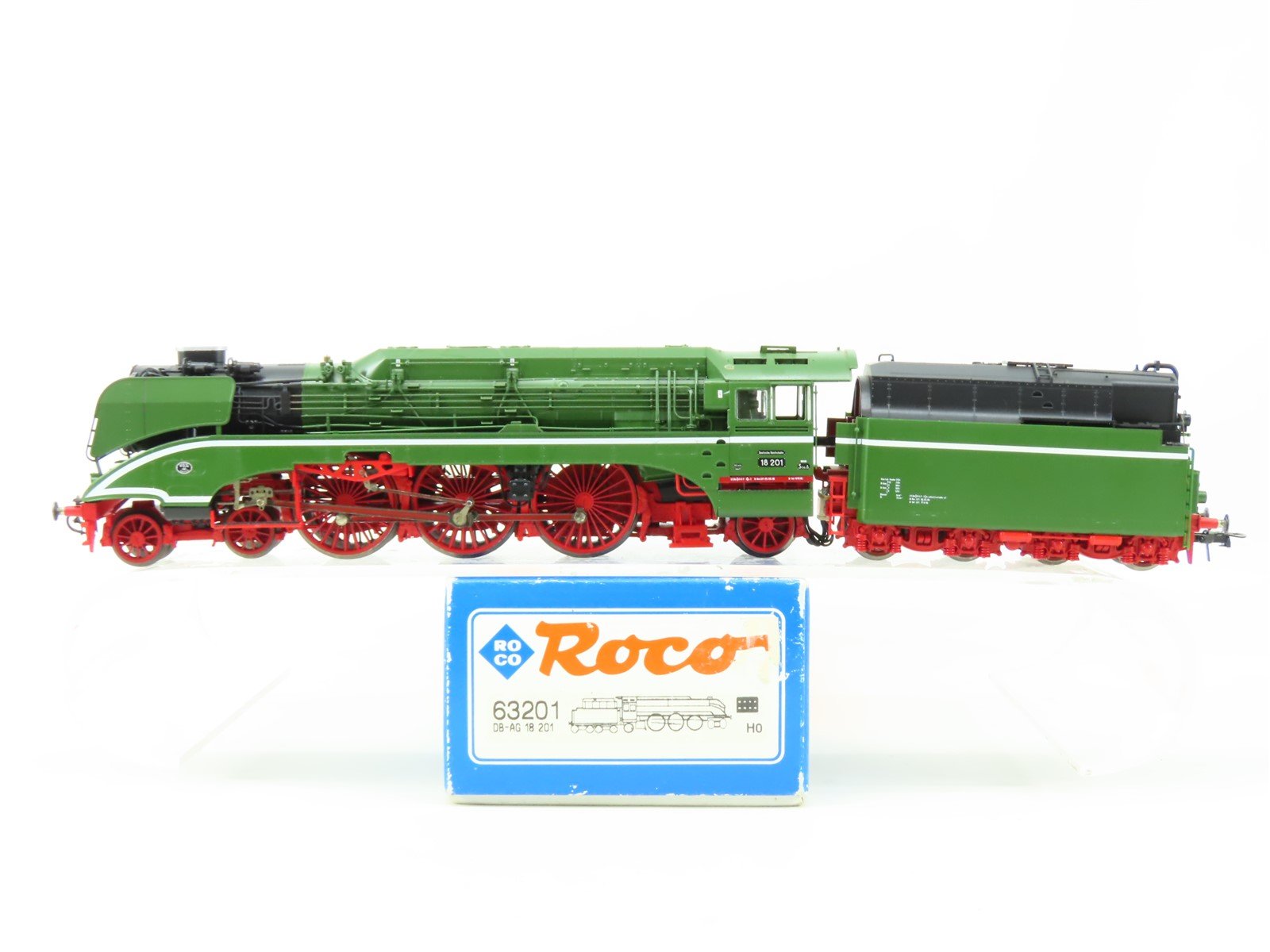 HO Roco 63201 DB-AG/DR German 4-6-2 BR 18 Steam Locomotive #201 - DCC Ready