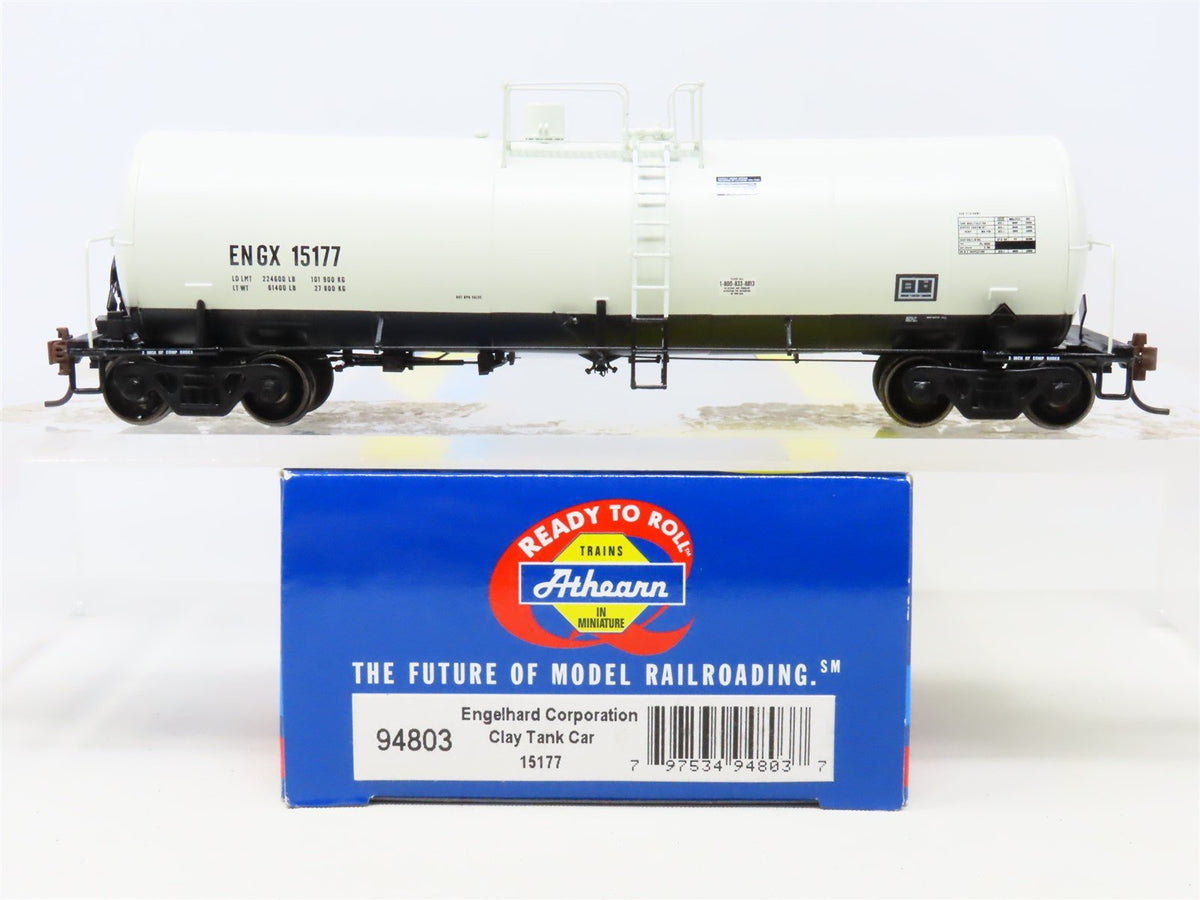 HO Scale Athearn 94803 ENGX Engelhard Corporation Clay Tank Car #15177