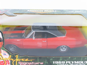 1:18 Scale RC Ertl American Muscle #32894 John Force 1969 Plymouth - Red/Black