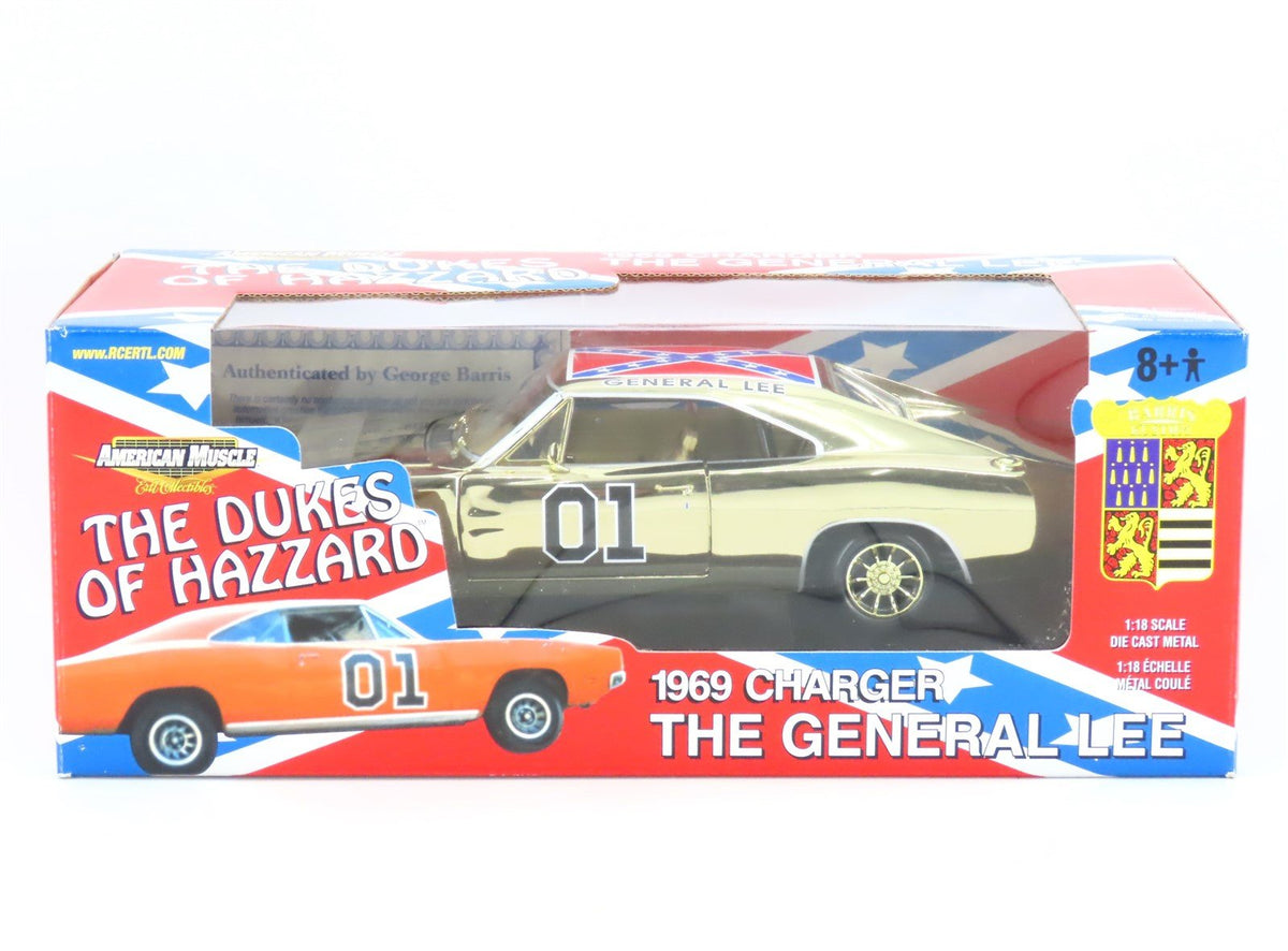 1:18 Ertl American Muscle 33397 Dukes of Hazzard &quot;General Lee&quot; CLEAN GOLD - RARE