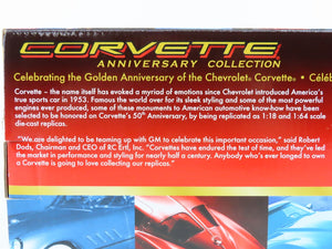 1:18 Scale RC Ertl American Muscle #36833 Die-Cast 2003 Corvette Coupe - Gold