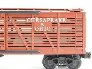 O Gauge 3-Rail Lionel 6-51402 C&O Chesapeake & Ohio Stock Car #95250