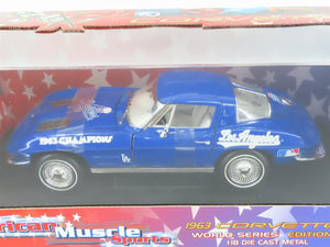 1:18 RC2 Ertl American Muscle Sports #33458 1963 Corvette - Los Angeles Dodgers