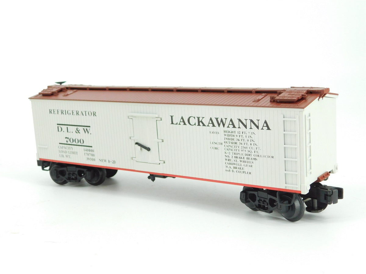 O Gauge 3-Rail Lionel 6-51301 DL&amp;W Lackawanna Die-Cast Refrigerator Car #7000