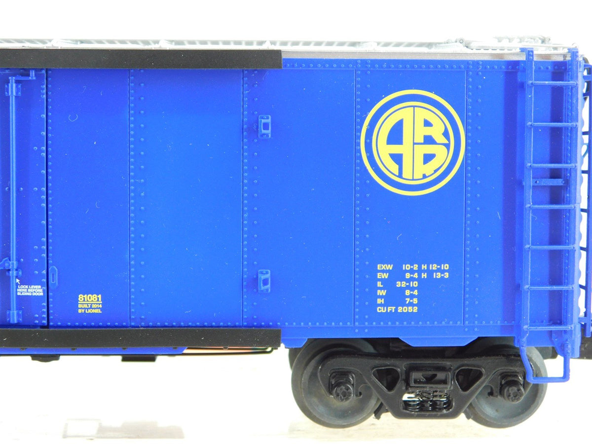 O Gauge 3-Rail Lionel 6-81081 ARR Alaska Steel-Sided Reefer Car #10806