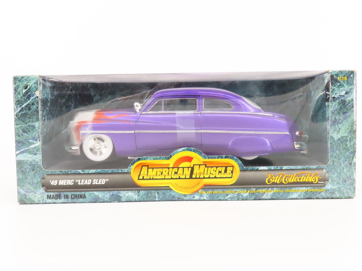 1:18 Scale Ertl American Muscle #7123 Die-Cast 1949 Mercury &quot;Lead Sled&quot; - Purple