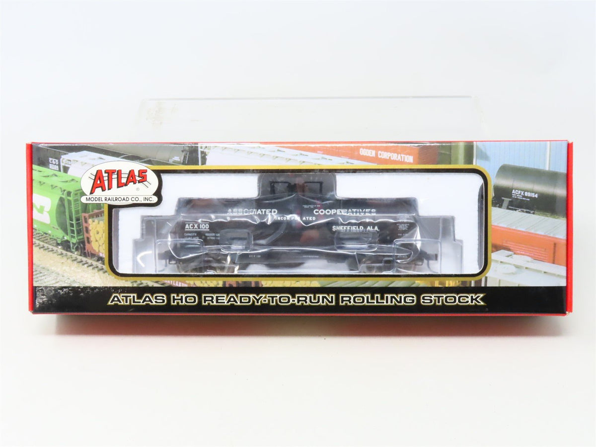 HO Scale Atlas 1062-1 ACX Associated Cooperatives Tank Car #100 - SEALED