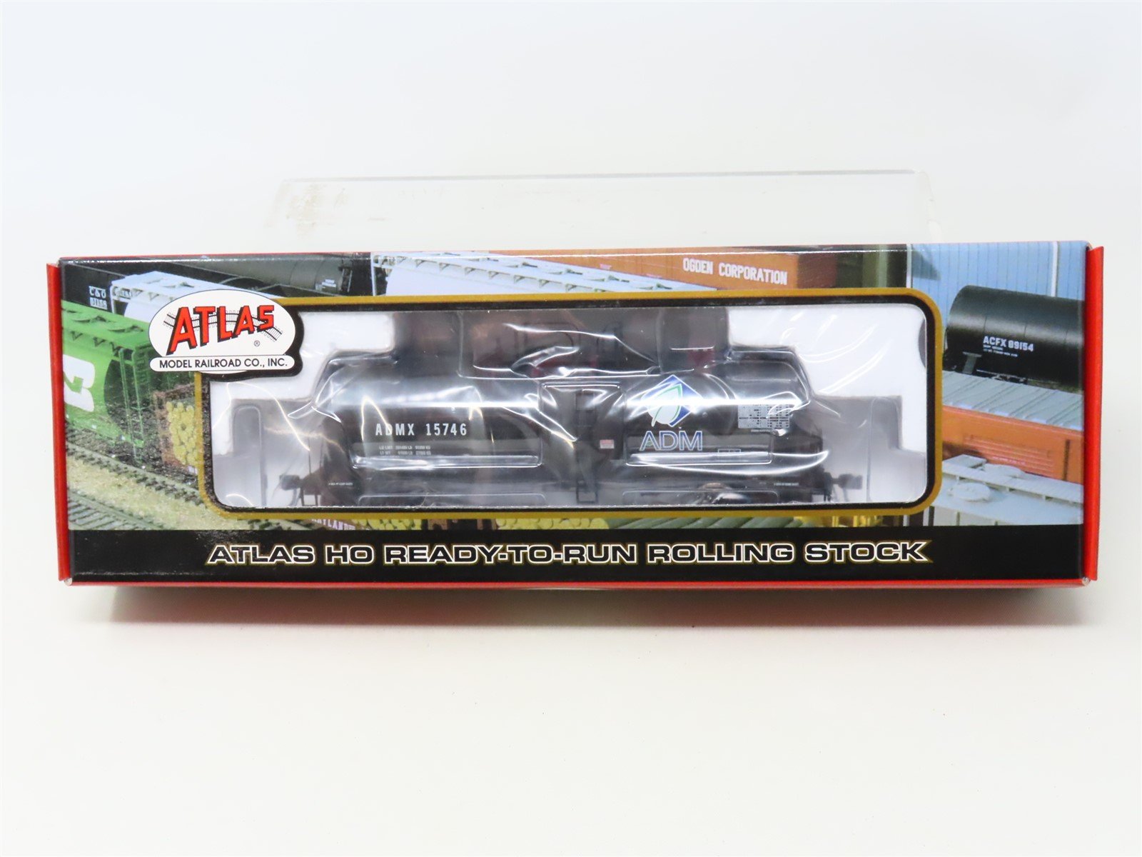 HO Scale Atlas 6231-1 ADMX 17,600 Gallon Tank Car #15746 - SEALED