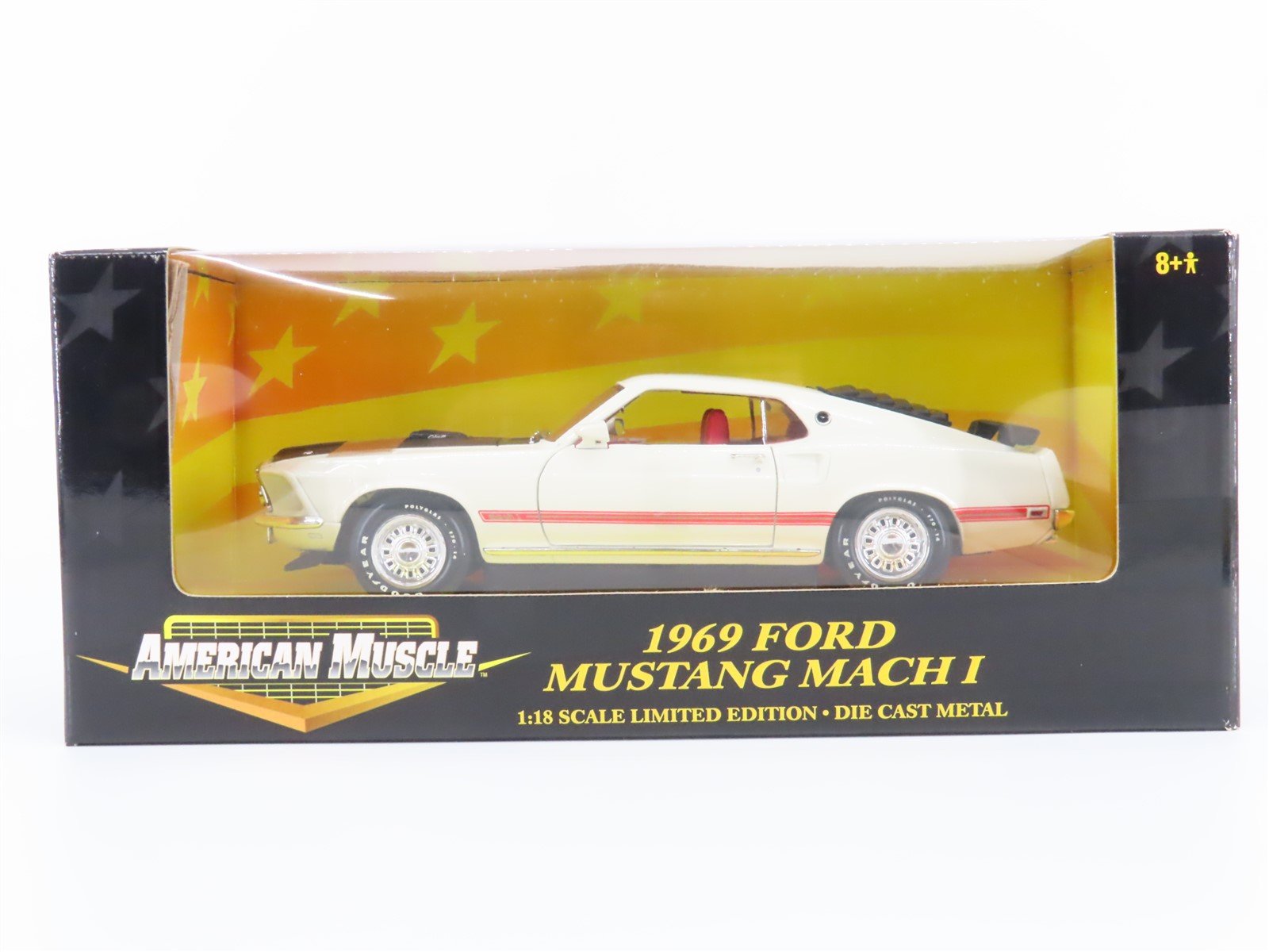 1:18 Scale Ertl American Muscle #32269 Die-Cast 1969 Ford Mustang Mach I