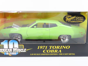 1:18 Scale RC Ertl American Muscle #36383 Die-Cast 1971 Torino Cobra - Green