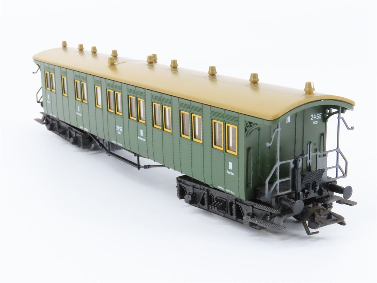 HO Scale Marklin 4210 K.W.St.E. Wurttemberg 2nd/3rd Class Coach Passenger #2455