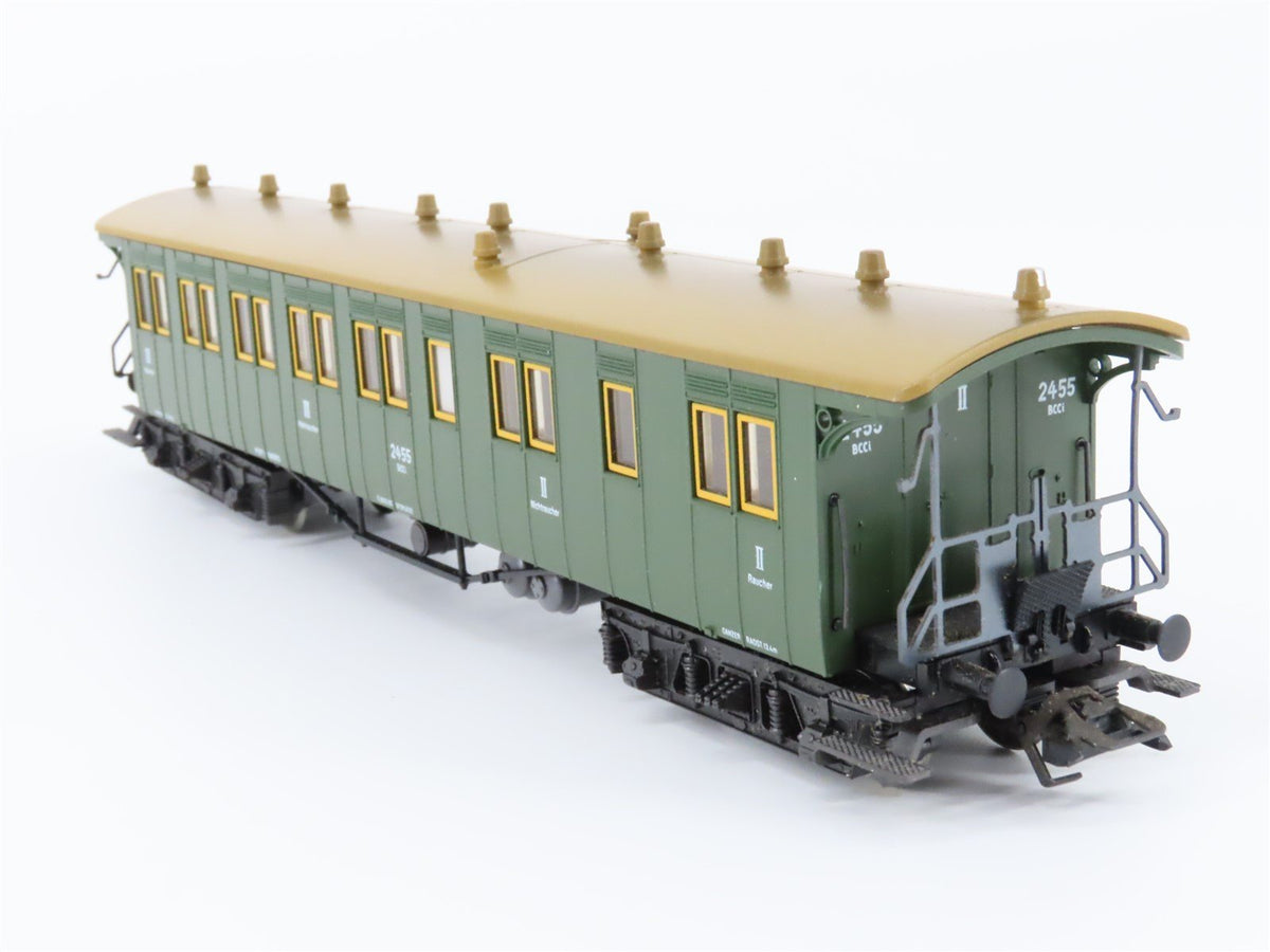 HO Scale Marklin 4210 K.W.St.E. Wurttemberg 2nd/3rd Class Coach Passenger #2455