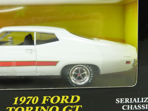 1:18 Scale RC Ertl American Muscle #36512 1970 Ford Torino GT - White w/ Red