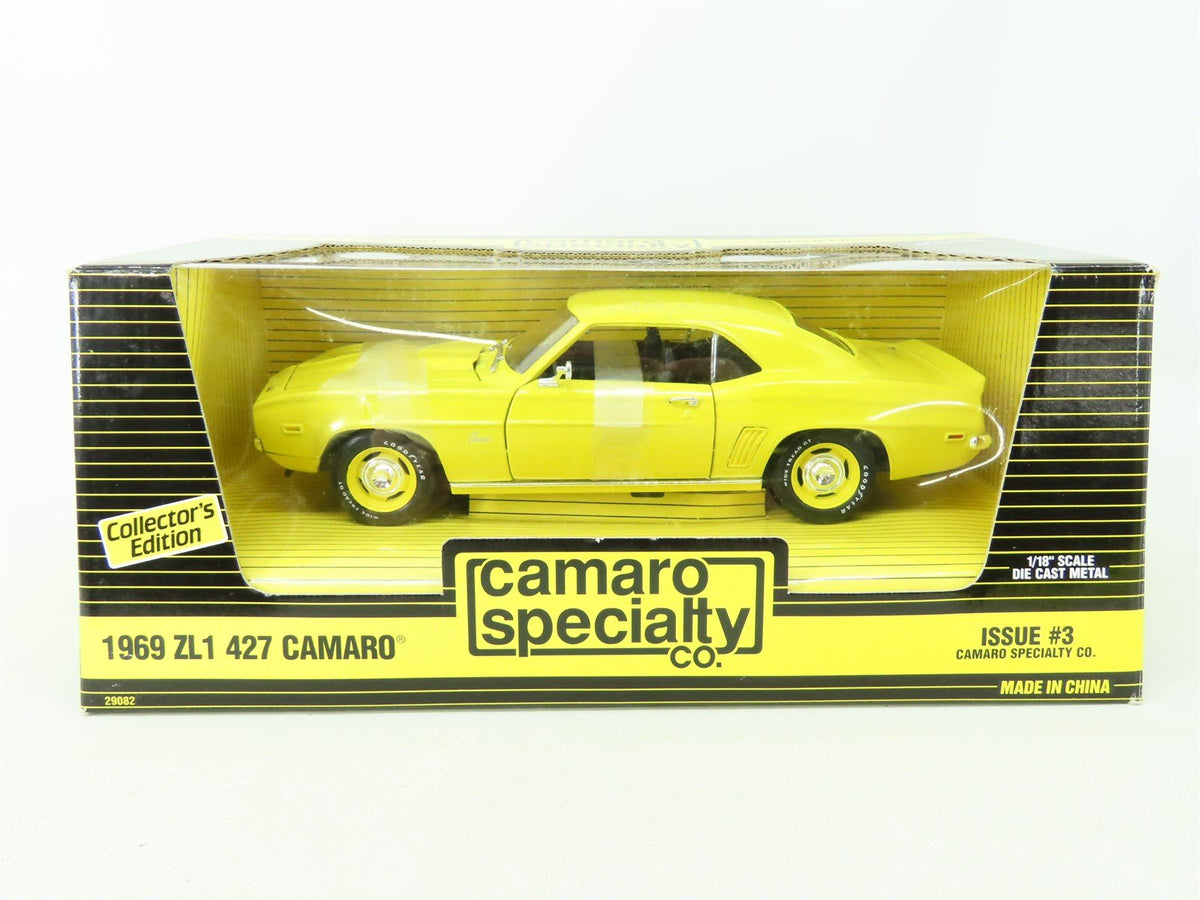 1:18 Scale Ertl Camaro Specialty Co. #29082 1969 ZL1 427 Camaro - Yellow