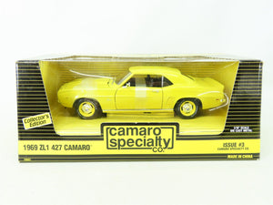 1:18 Scale Ertl Camaro Specialty Co. #29082 1969 ZL1 427 Camaro - Yellow