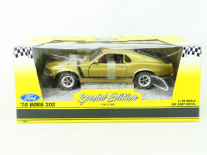 1:18 Scale Ertl #29069 Special Edition 1970 Ford Mustang Boss 302 - Gold/Black