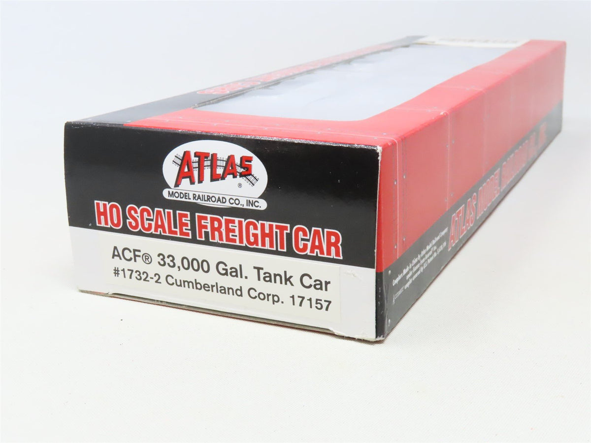 HO Scale Atlas 1732-2 SHPX Cumberland Corp ACF 33,000 Gallon Tank Car #17157