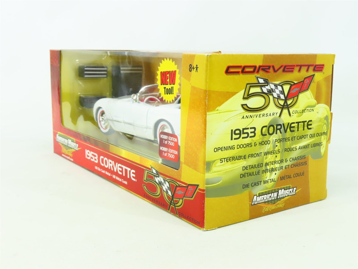 1:18 Scale RC Ertl American Muscle #33173 Die-Cast 1953 Corvette - White