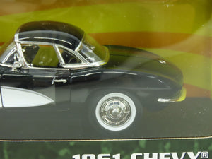 1:18 Scale RC Ertl American Muscle #32892 John Force 1961 Chevy Corvette - Black