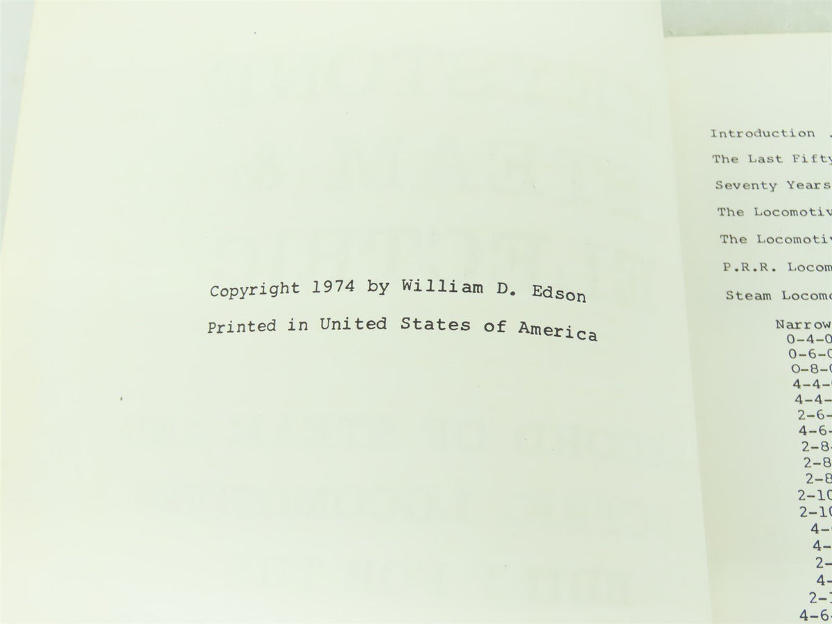 Keystone Steam &amp; Electric by William D. Edson ©1974 SC Book