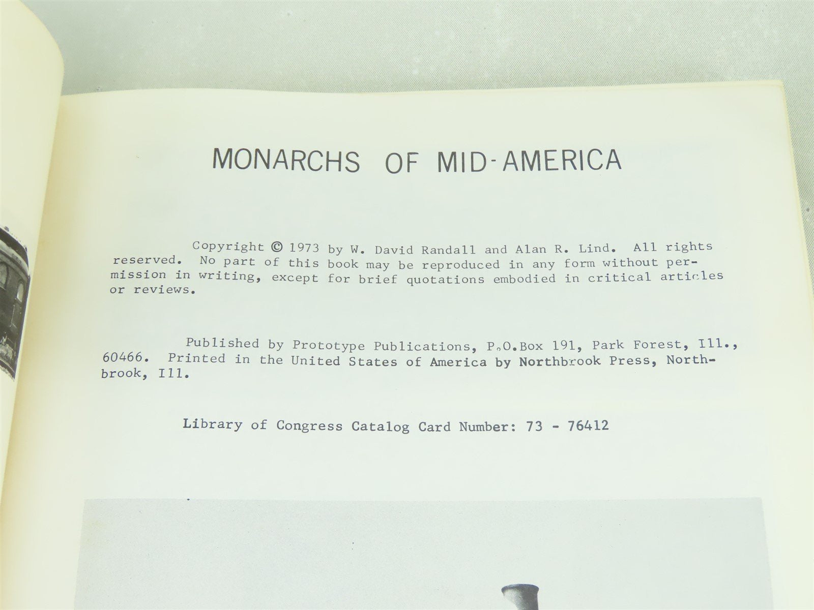 Illinois Central - Monarchs of Mid-America by Randall & Lind ©1973 SC Book