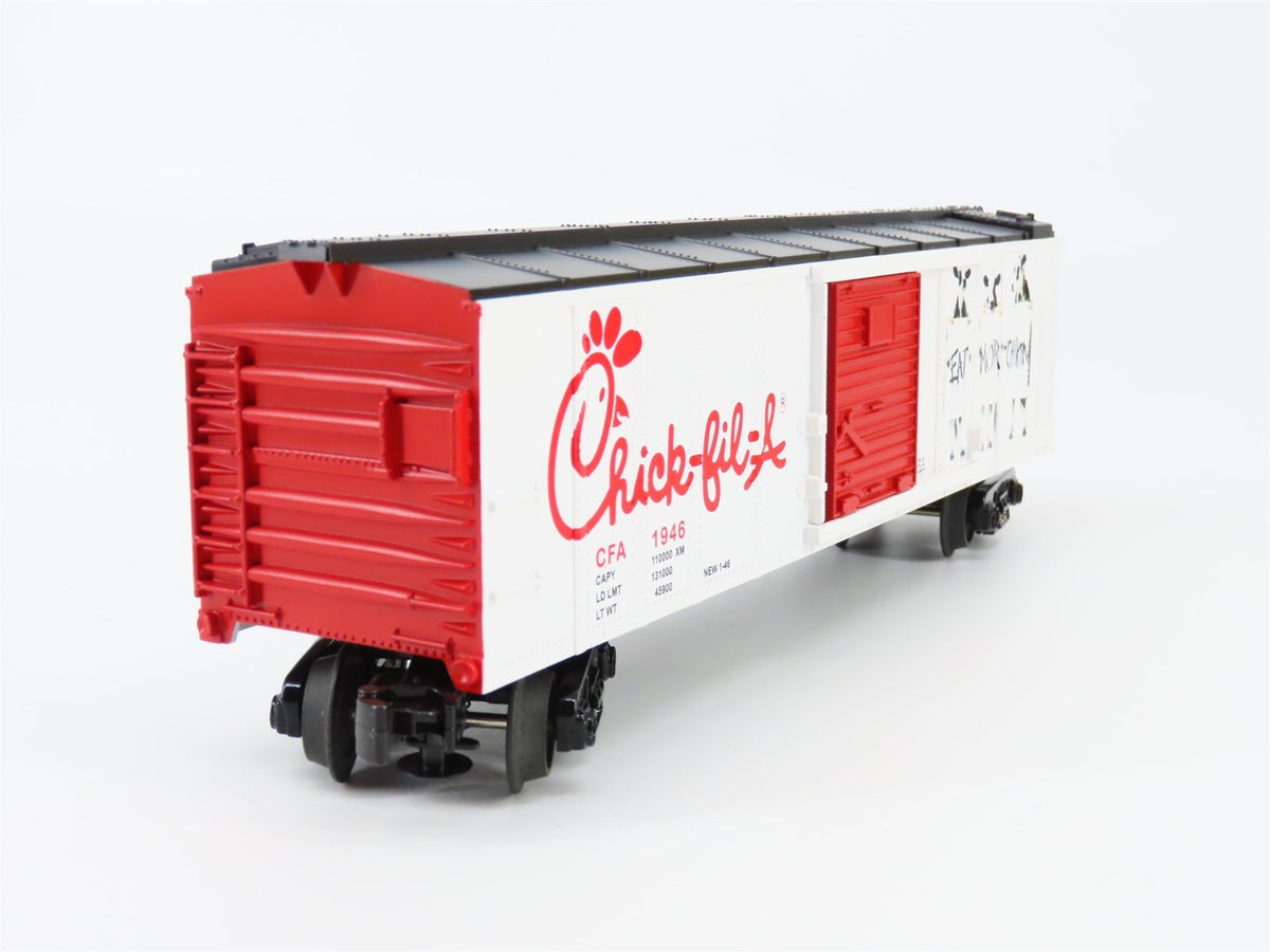 O Gauge 3-Rail MTH 30-74160 CFA Chick-Fil-A Boxcar #1946