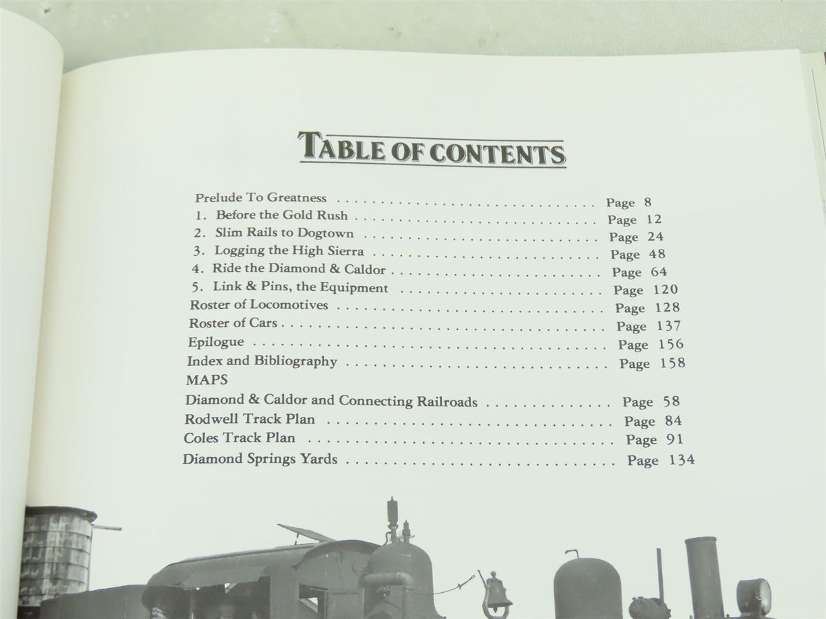 Eldorado Narrow Gauge - The Diamond &amp; Caldor Railway by M.H. Ferrell ©1990 Book