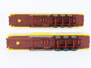 HO Scale Marklin 48040 KOMBIRAIL Articulated Intermodal Semi-Trailers 2-Unit Set