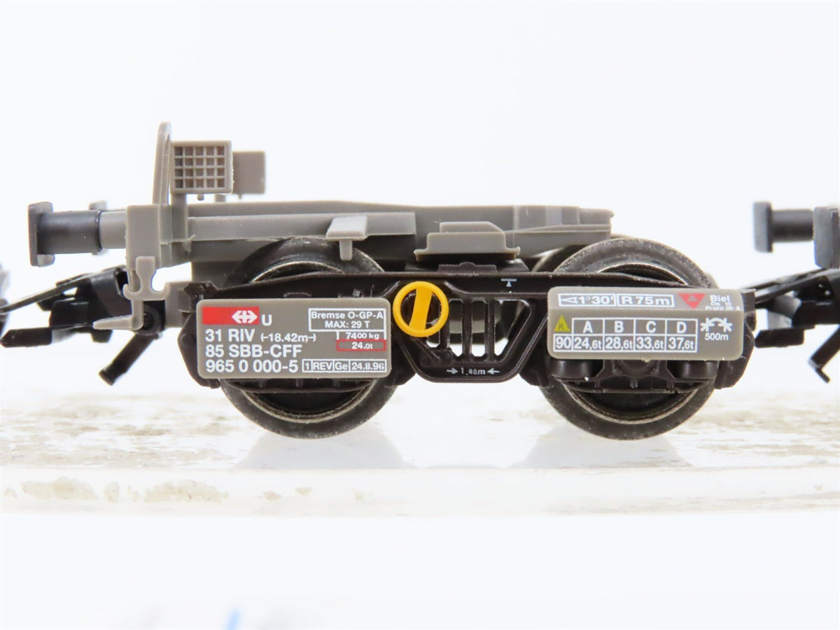 HO Marklin 48042 SBB-FFS Swiss KOMBIRAIL Intermodal Semi-Trailers 2-Unit Set