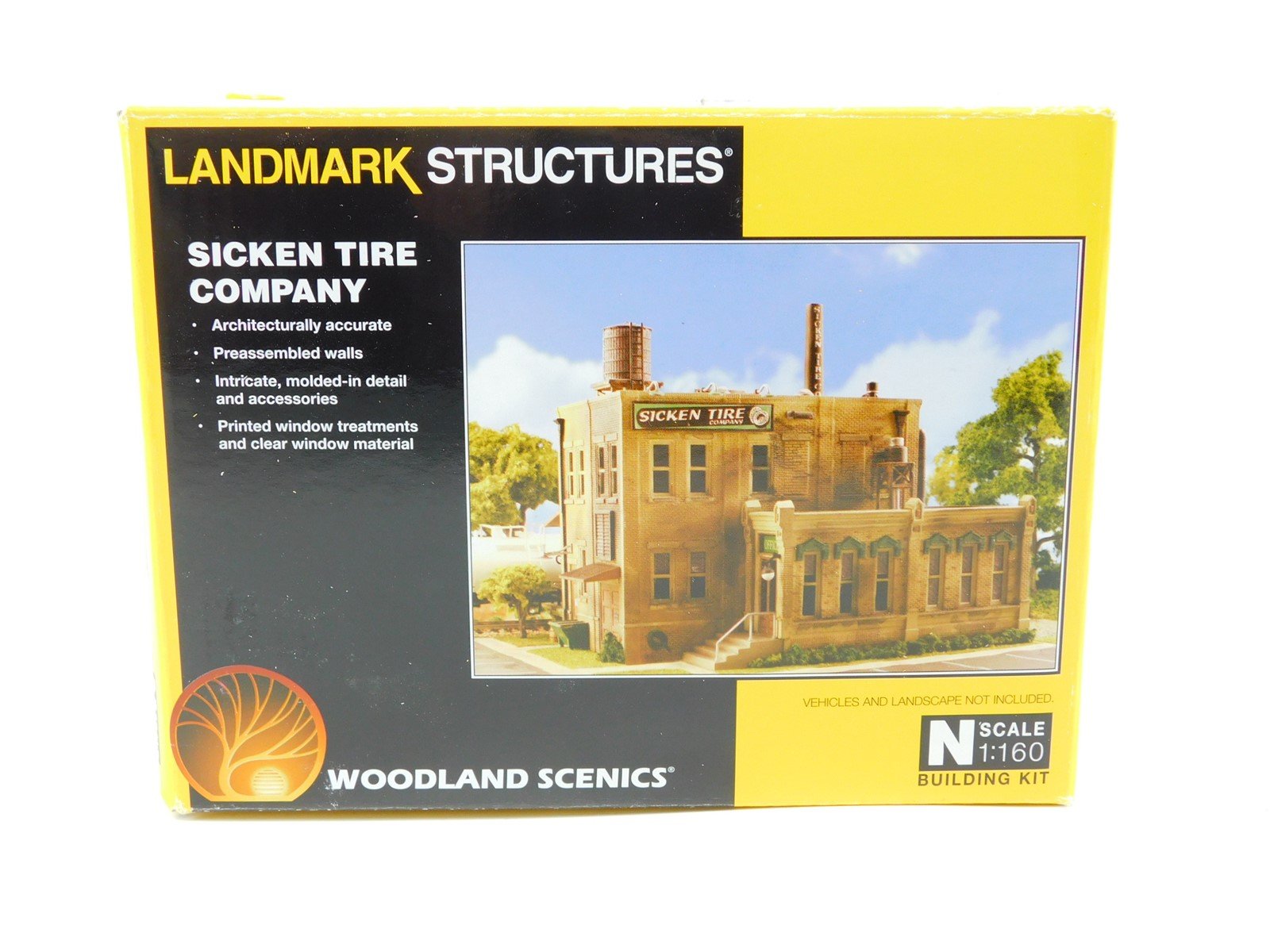 N 1/160 Scale Woodland Scenics Landmark Kit #PF5204 Sicken Tire Company