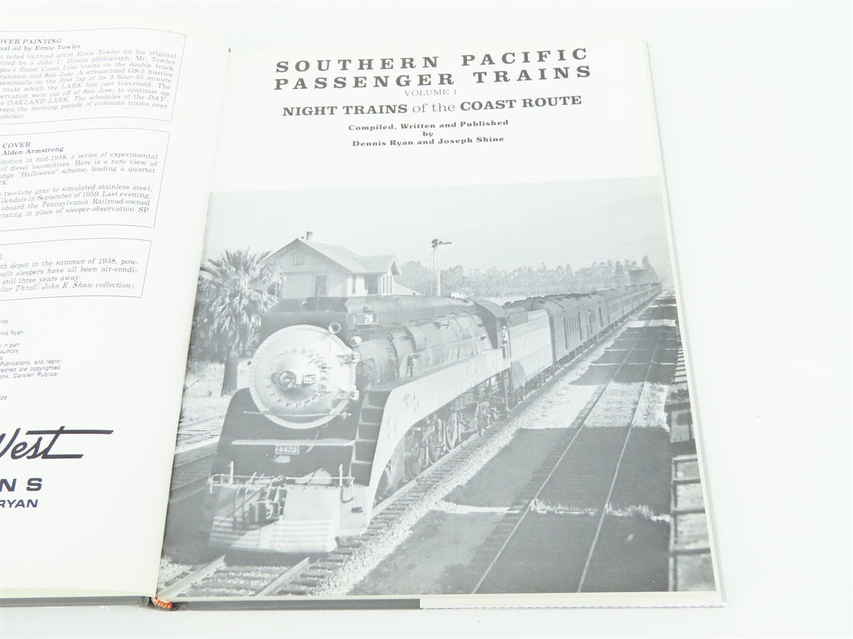 Southern Pacific Passenger Trains Volume 1 by Ryan &amp; Shine ©1986 HC Book