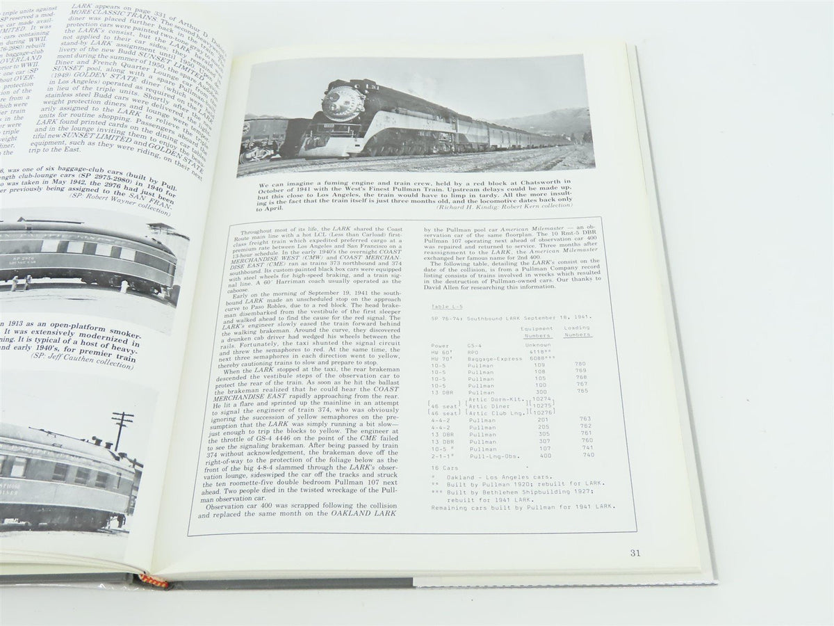 Southern Pacific Passenger Trains Volume 1 by Ryan &amp; Shine ©1986 HC Book