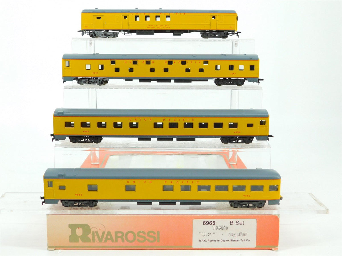 HO Scale Rivarossi 6965 UP Union Pacific Passenger 4-Car Set B