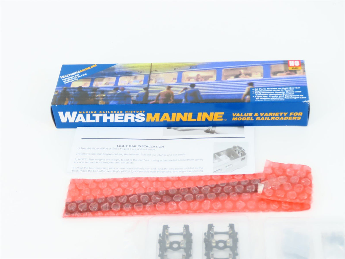 HO Scale Walthers Mainline 910-220 Passenger Car LED Lighting Kits 2-Pack