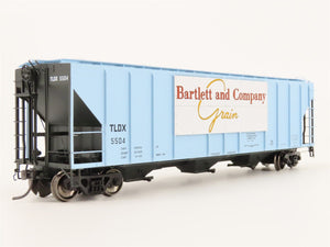 HO Scale ExactRail EP-80180-1 TDLX Bartlett & Company 3-Bay Covered Hopper #5504