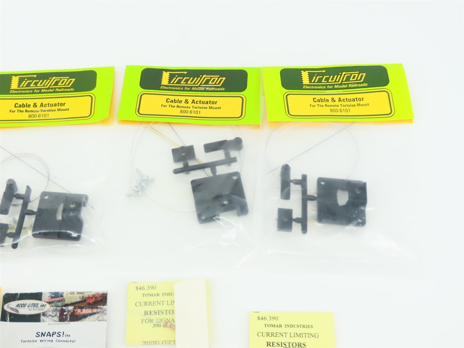 Lot of 9 Circuitron & AccuLites Tortoise Accessories & Tomar Resistors