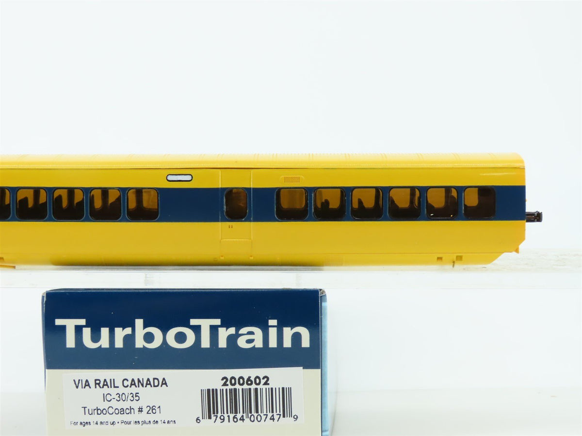 HO Rapido 200602 VIA Rail Canada TurboTrain IC-30/35 TurboCoach Passenger #261