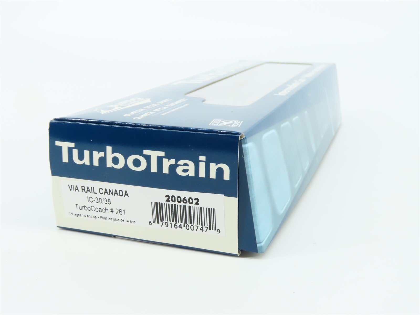 HO Rapido 200602 VIA Rail Canada TurboTrain IC-30/35 TurboCoach Passenger #261
