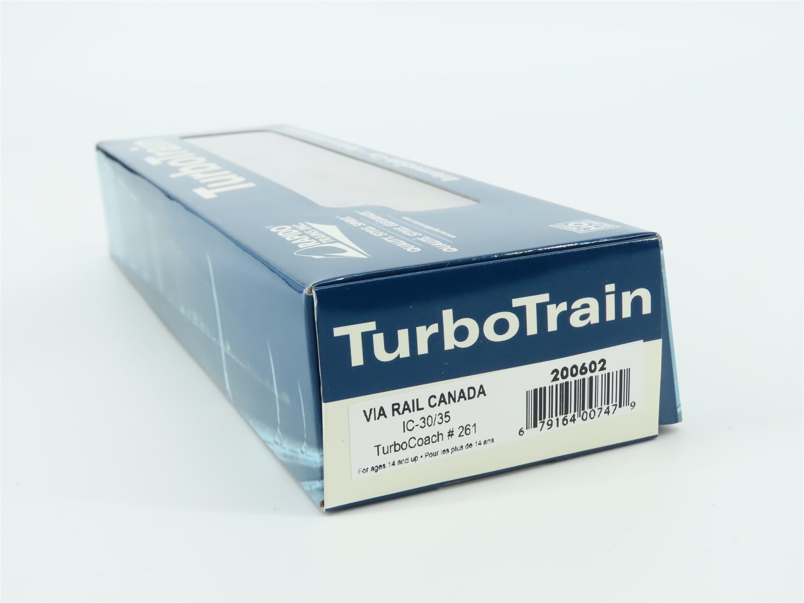 HO Rapido 200602 VIA Rail Canada TurboTrain IC-30/35 TurboCoach Passenger #261