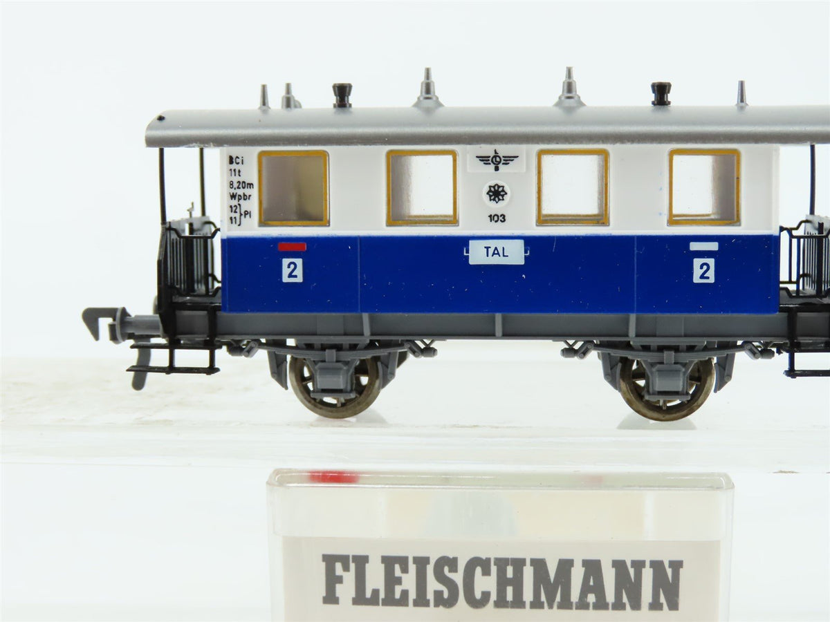 HO Scale Fleischmann ELB Edelweiss 2nd Class Local Coach Passenger #103 &quot;TAL&quot;