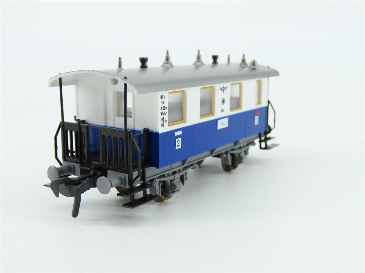 HO Scale Fleischmann ELB Edelweiss 2nd Class Local Coach Passenger #103 &quot;TAL&quot;