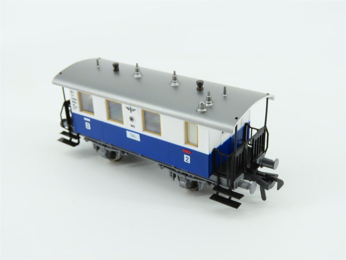 HO Scale Fleischmann ELB Edelweiss 2nd Class Local Coach Passenger #103 &quot;TAL&quot;